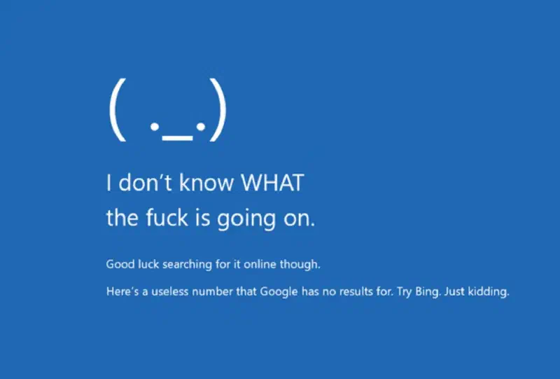 bluescreen